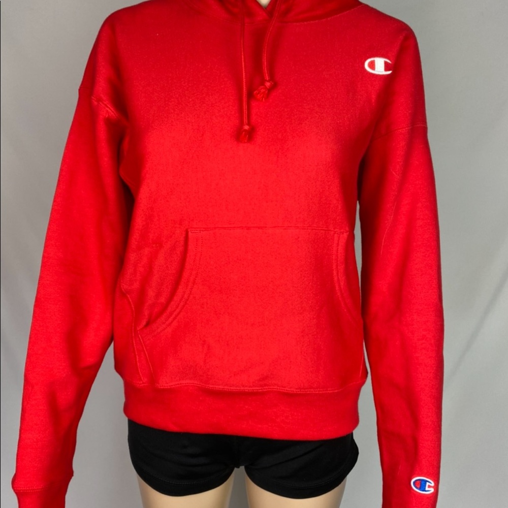 Champion women’s red hoodie